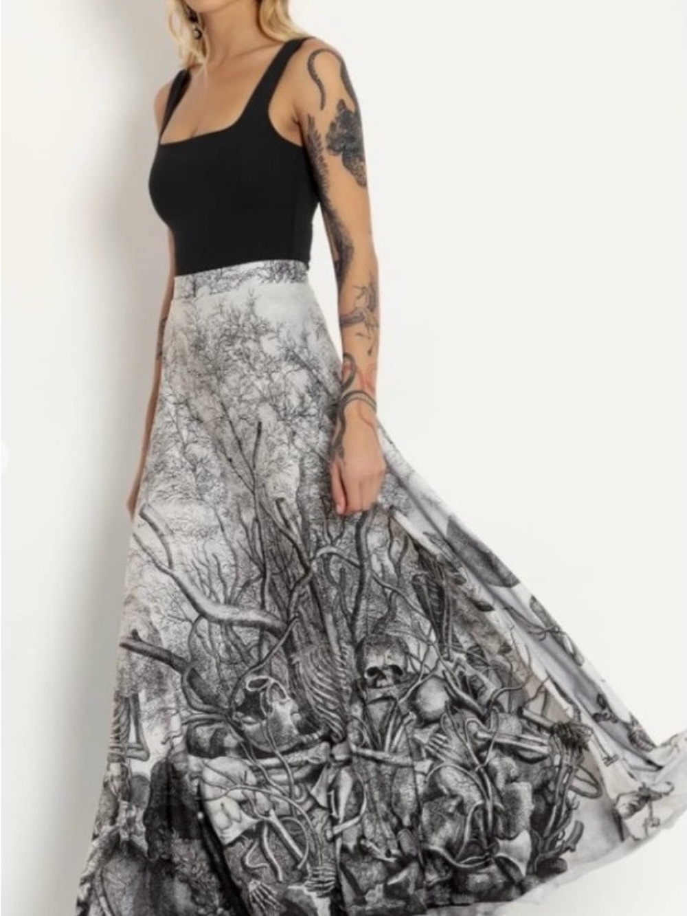 (M) Blackmilk Forest of Veins Limited Maxi Skirt